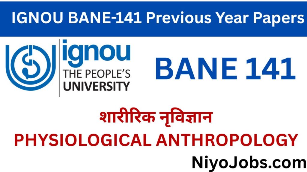 IGNOU BANE 141 Previous Year Papers