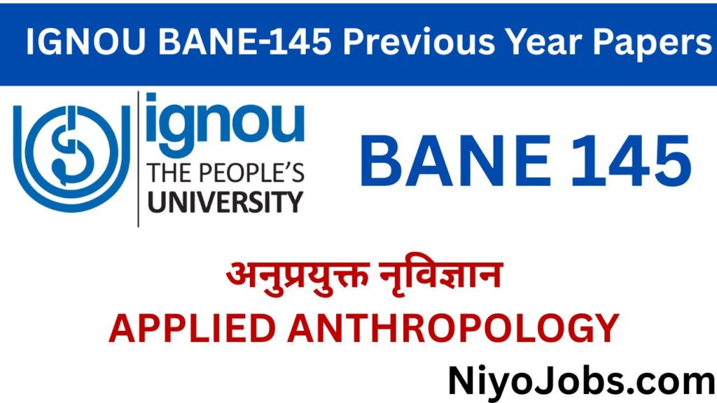 IGNOU BANE 145 Previous Year Papers