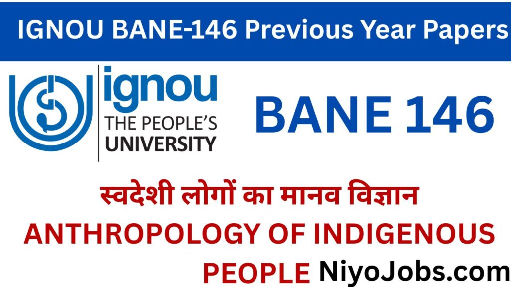 IGNOU BANE 146 Previous Year Papers