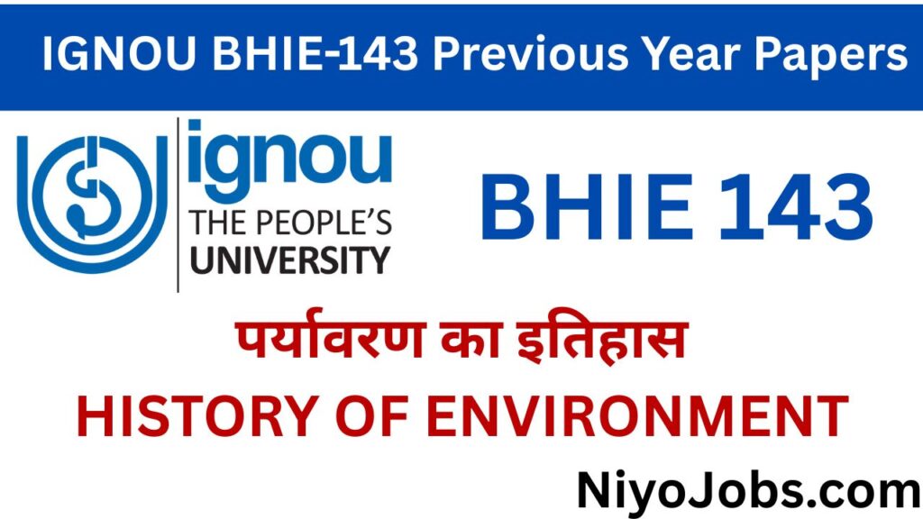 IGNOU BHIE 143 Previous Year Papers