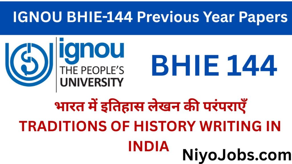 IGNOU BHIE 144 Previous Year Papers