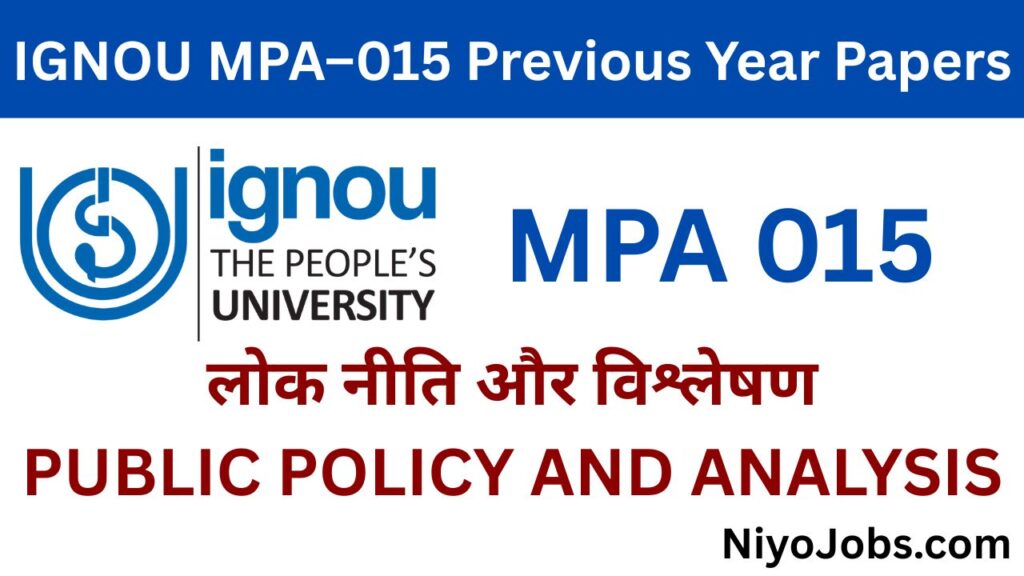 IGNOU-MHI-015-Previous-Year-Papers