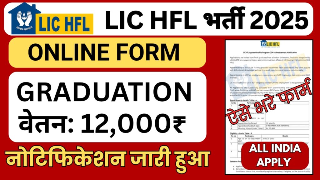 LIC HFL Apprentice Recruitment 2025